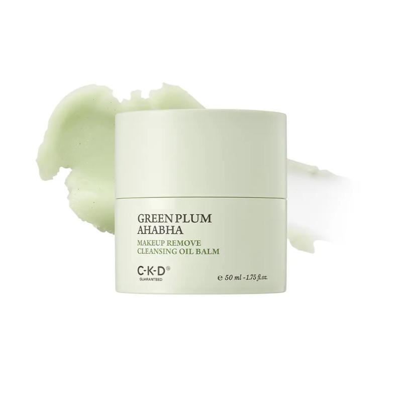CKD Green Plum AHA BHA Makeup Zero Cleansing Balm 50ml – Pore Care & Gentle Exfoliating Oil Balm Cleanser