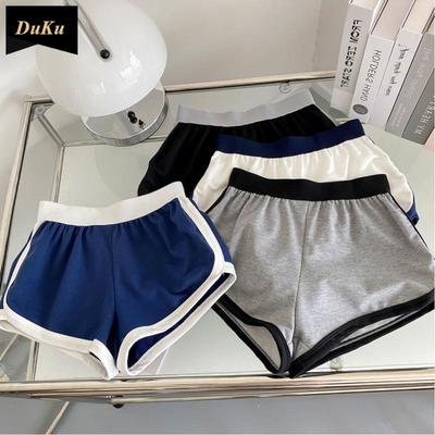 Femeii pantaloni scurți sport casual pantaloni scurți de primăvară și de vară pantaloni scurți subțiri talie înaltă pantaloni drepti pantaloni slim