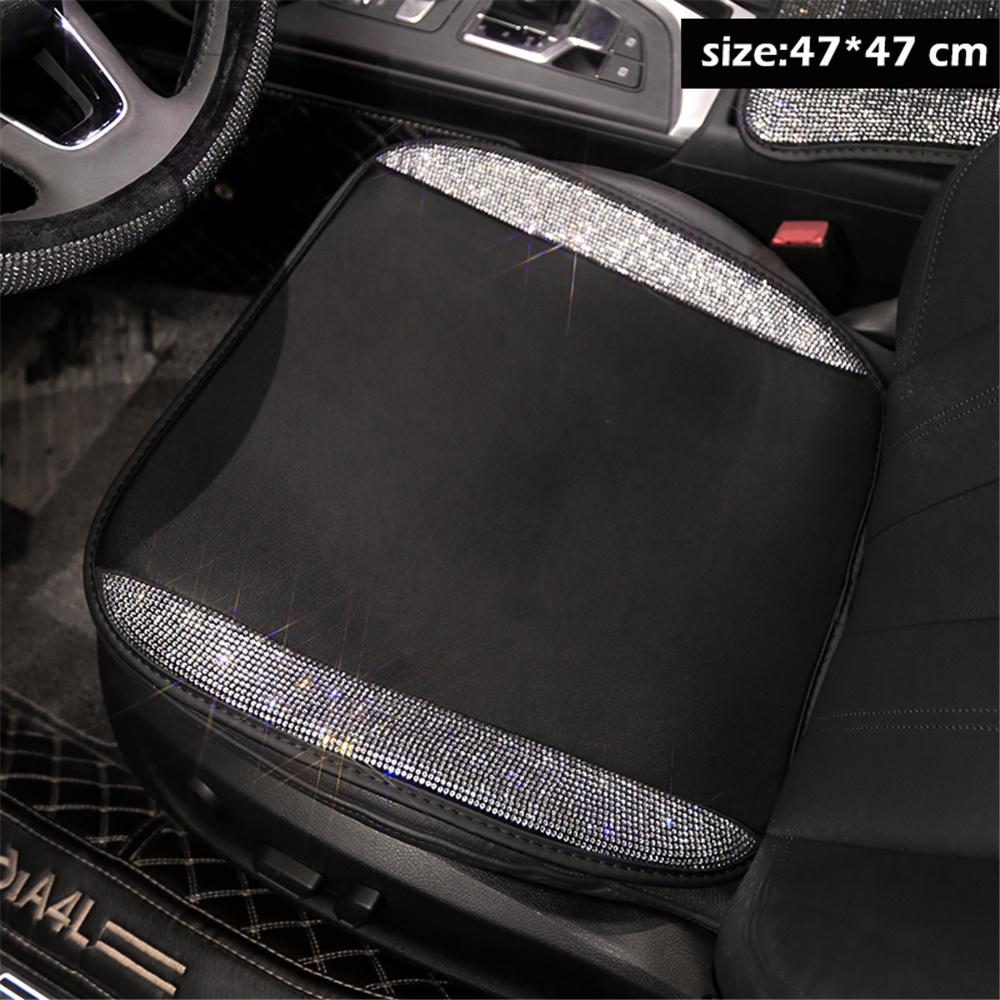 Summer Breathable Seat Cushion Luxury Crystal Diamond Car Seat Cover Universal