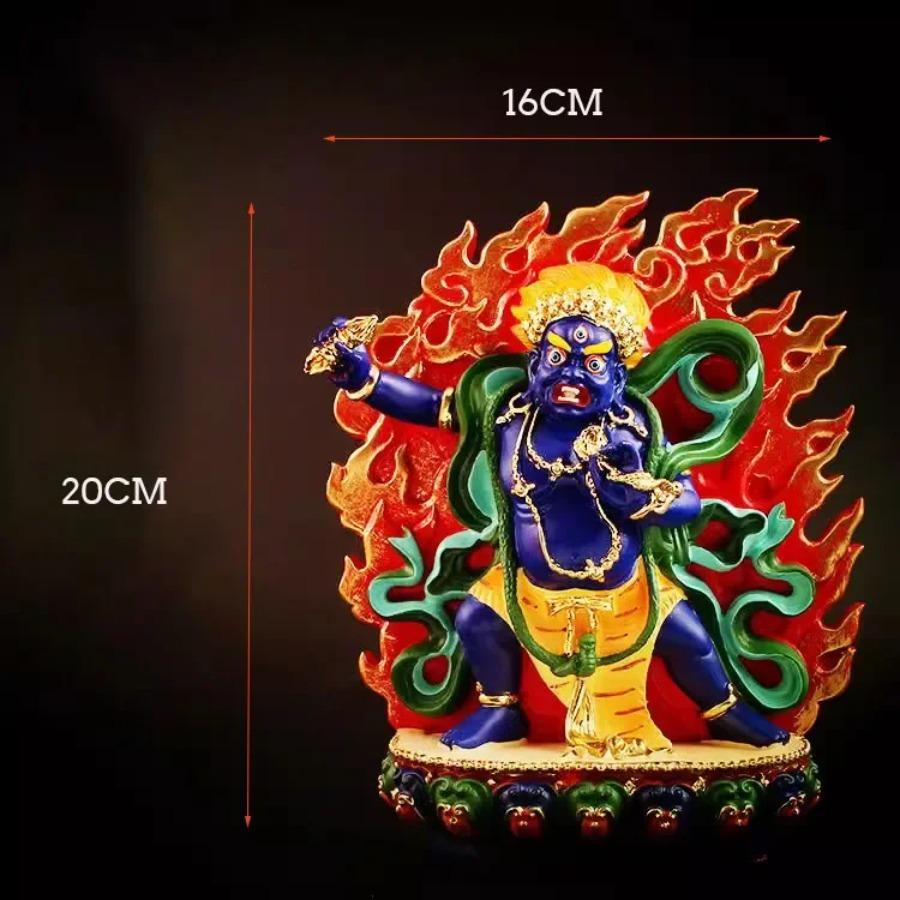 Hand Painted Small Buddha Statue Vajrapani