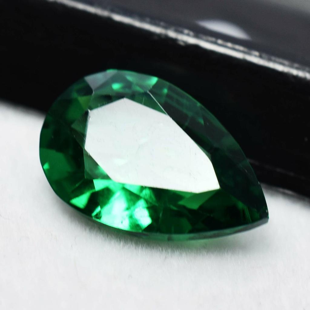 9 Ct Natural Garnet Pear Shape Green Certified Loose Gemstone Making Jewelry