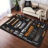 Scary Movie Mat for Man Cave, Cult Classic Horror Design Carpet, Non-Slip Rug for Fans iving Room Bedroom Home Theater