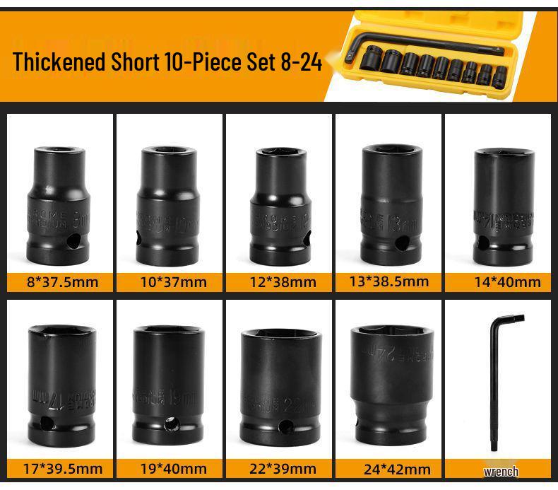 Dafei Lithium Electric Wrench and Socket Tool Set for Cars