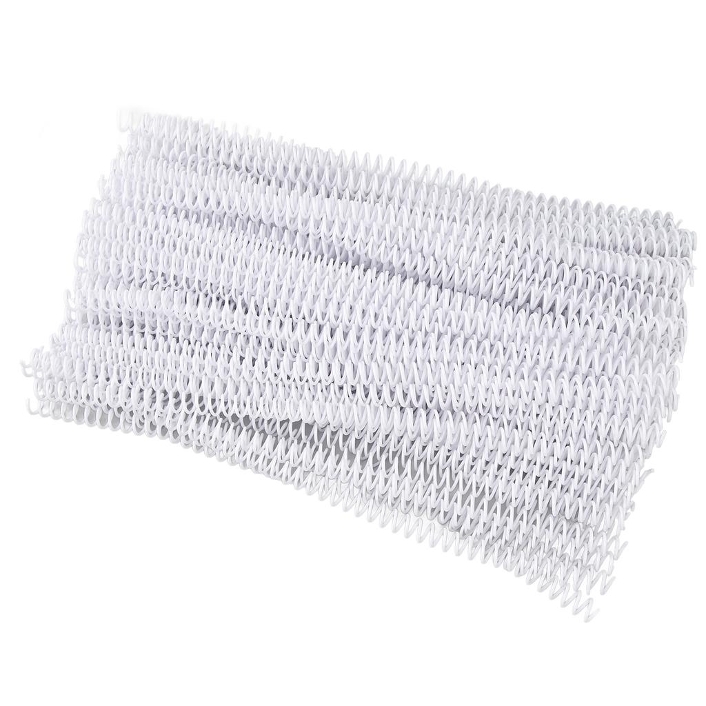 100 bucle spirale de legare 48 bucle 4:1 Pas Hârtie A4 Cotori de Legare din Plastic Capacitate 40 de Foi Diametru 8mm Alb