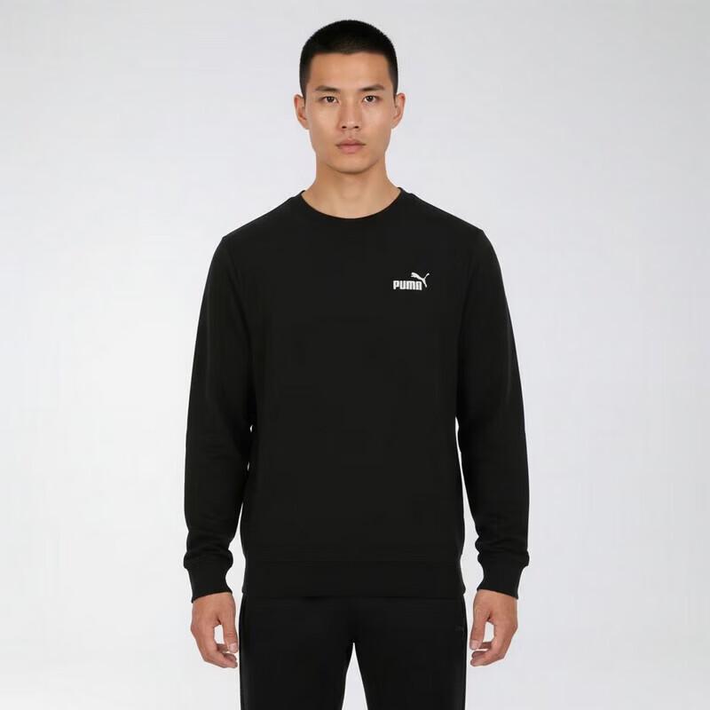 PUMA Men s Casual Round Neck Long Sleeve Top 695454 L