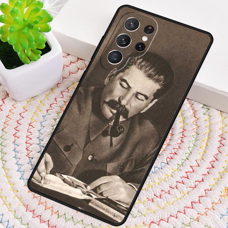 Russian Stalin Ussr TPU Phone Case For Samsung Galaxy note 10 pro S26 S25 S24 S23 S22 Ultra Plus S21 FE S20 Shockproof Cover