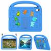 For iPad (2025)/10.9 (2022) Case with Strap EVA+PC Kickstand Tablet Cover Cartoon Design