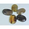 192Cts. Natural Botswana Agate Oval Cabochon Loose Gemstone 5 Pcs Lot A-663