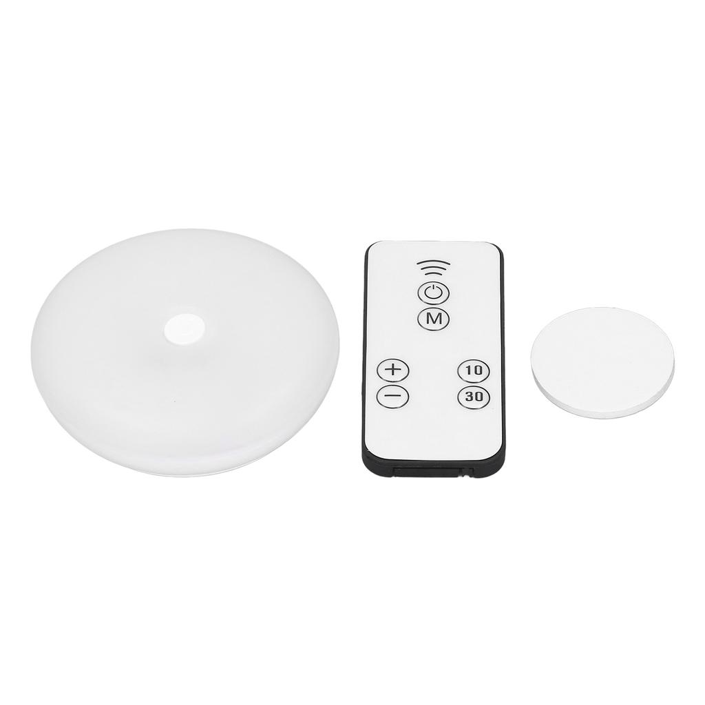 LED Wall Night Light Round Soft Warm Light 3W 18 LEDs Bedside Night Light with Remote Control for