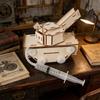 Wood Interactive Project Creative Motorized Tank Toy For Childrens Science Education Creative DIY Electric Tank Toy