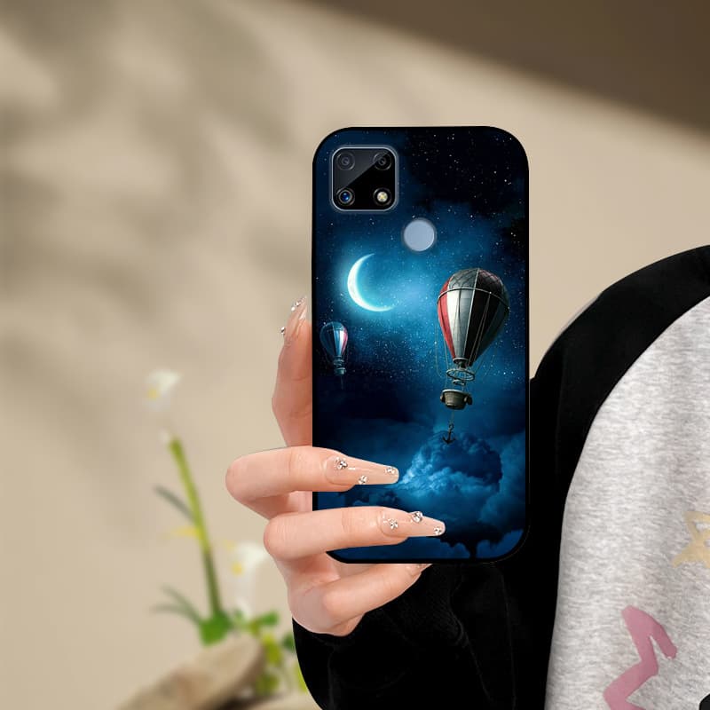 Silicone Phone Case For Realme C25s C25 Cover Painted Soft  For Realme C25 C25S C21 C21Y C25Y Phone Case RealmeC25s C 25 s Funda