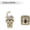 Sun Visor Holder Clip for Toyota Camry Highlander Corolla Prius RAV4 Solara Matrix Sun Visor Retainer Clip Hook No.74348-06030 Plastic 1 Pc Beige