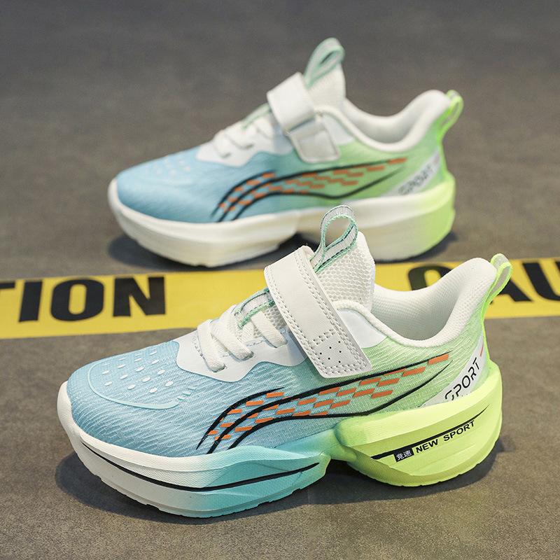 Putian mesh classmate single mesh breathable Velcro children's sports shoes boys and girls teenagers running shoes