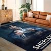 Sherlock Modern Detective Drama Rug for Living Rooms, Bedrooms, Home Décor, and As Gifts.
