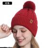 Winter Knitted Hat, Gloves, Hat, Scarf Three-piece Set, Winter Women's Outdoor Riding Double-layer Knitted Scarf