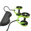 Double Roller Ab Roller Resistance Bands Abdominal Wheel Abdominal Muscle Trainer  Fitness Training