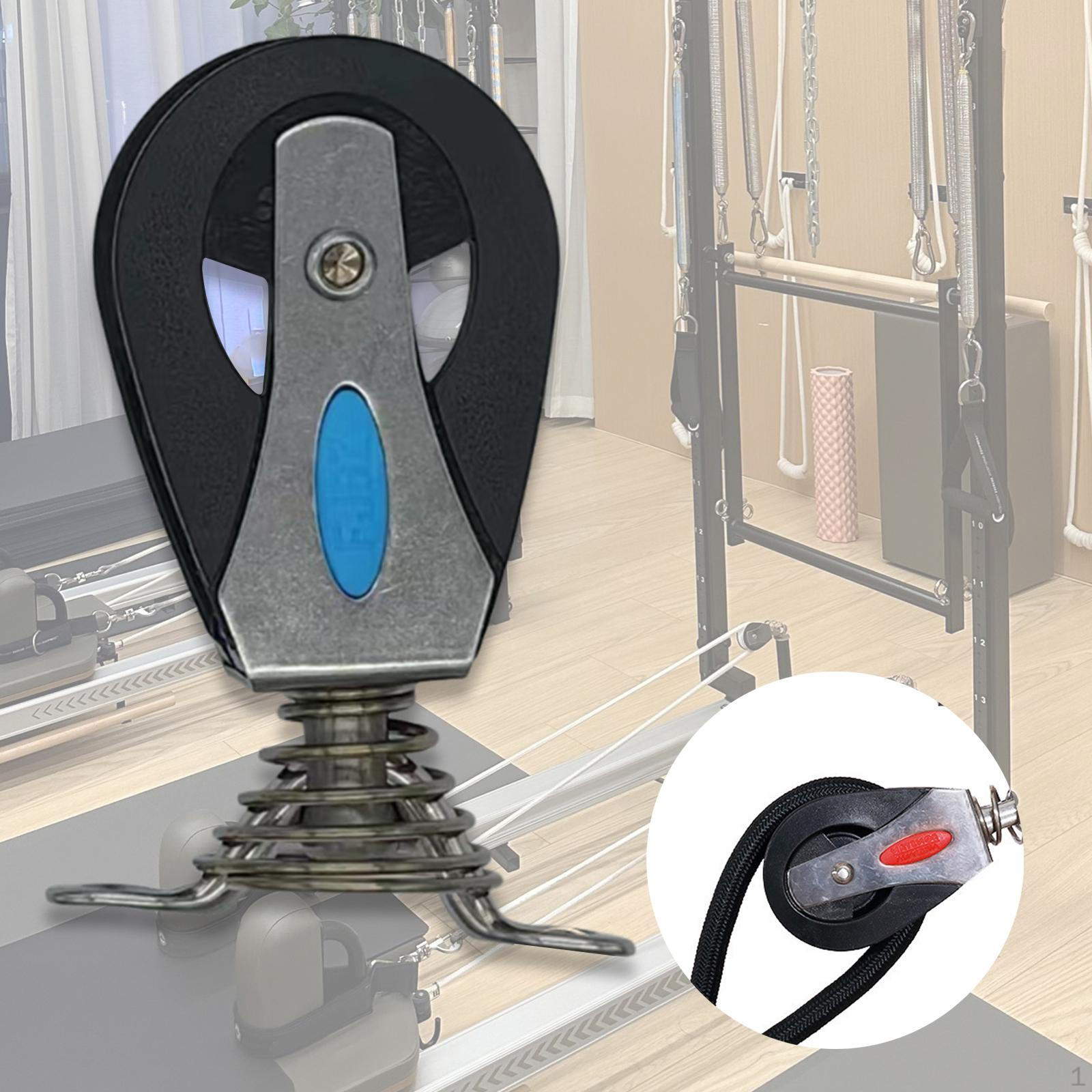 

Boat Pulley Snatch Block Practical Smooth Bearing Stainless Steel Nylon Swivel Wheel for Fitness white
