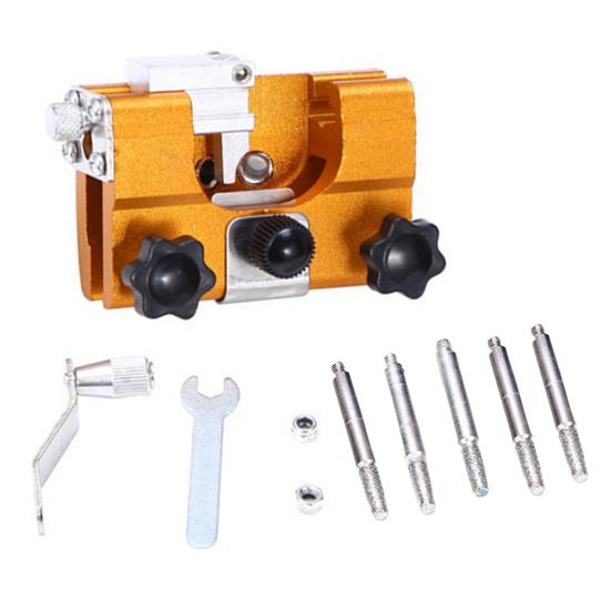 Chainsaw Sharpener Kit Hand-Cranked Chain Grinder Lightweight Design Chain Grinder Aluminum