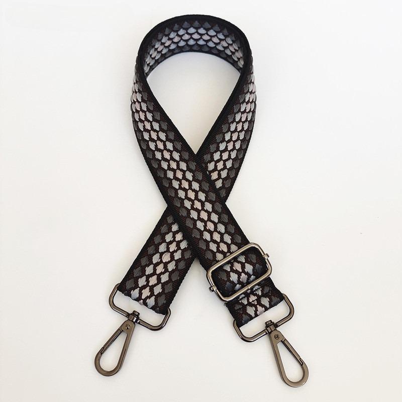 Plaid Women's Bag Webbing Simple Fashion Backpack Strap Widened and Thickened Wear-resistant Tote Bag Strap Bag Accessories