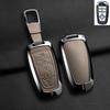Zinc Alloy Leather For Lincoln Corsair Nautilus Aviator Navigator Continental Car Key Case Shell Keychain Keyring Car Key Cover
