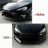 3Pcs Car Front Bumper Lip Spoiler Splitter Diffuser For Subaru BRZ 2013 2014 2015 2016 ABS Gloss Black Bodykits Tuning