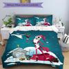 3Pcs Nightmare Before Christmas Bedding Set Quilt Cover Pillowcase Home Christmas Xmas Halloween Gift 1 Duvet Cover 2 Pillowcase S921496