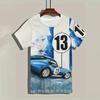 Vintage Men's T Shirt Pattern Print Casual Short Sleeve Tee O Neck Pullover Fashion Male T-Shirts Oversized Clothing Sportwear