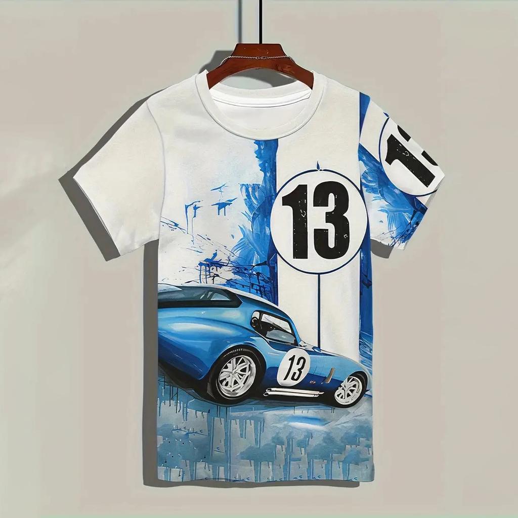 Vintage Men's T Shirt Pattern Print Casual Short Sleeve Tee O Neck Pullover Fashion Male T-Shirts Oversized Clothing Sportwear