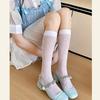 Sheer Knee High Socks for Women Girls Stretchy Silk Stockings Student Girls Stockings Tube Socks Nylons Calf Socks