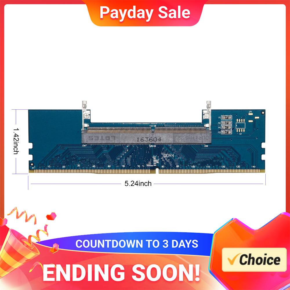 Laptop DDR4 To Desktop Memory RAM Connector Cards Converter Adapter 3200/2666/2400/2133MHZ 4-Layers Desktop Memory Adapter