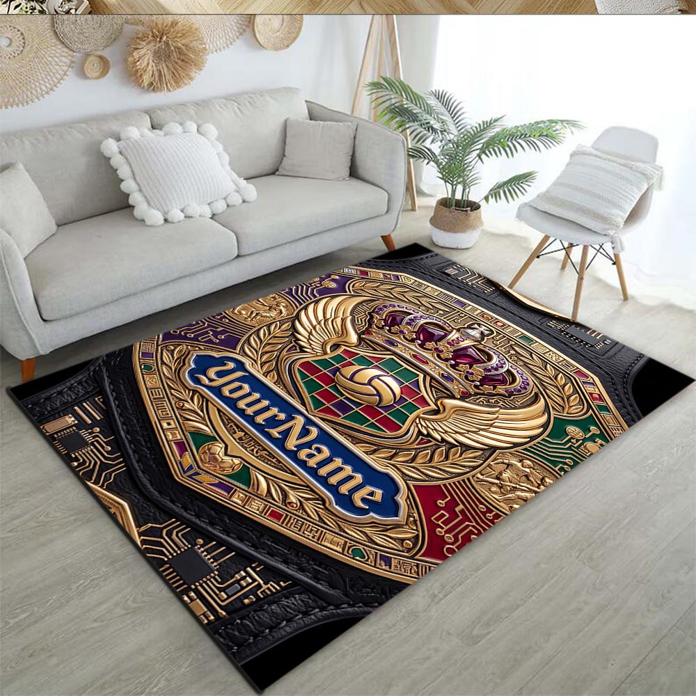 Team Club Personalisierter Teppich Perfekt für Flur Dekorieren Sie Zimmer Eingangsbereich Esszimmer Rutschfester Teppich Anime Bürodekoration Hochzeitsfeier Geschenk