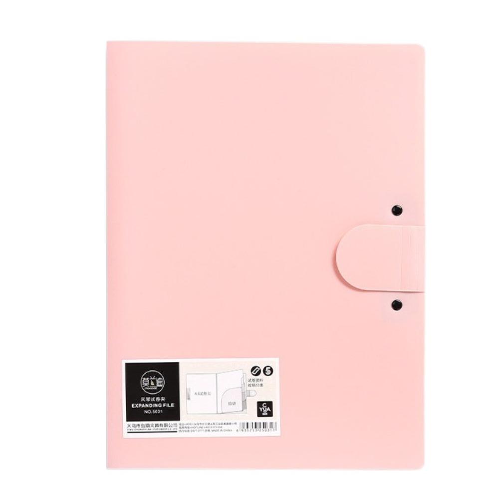 A4 Erweiterbare Aktentasche mit Klemmbrett Dokumentenaufbewahrungstasche Aktenorganisator Schulbedarf