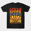 Men Black Print T-shirt Vintage Little River Band No-Cut Transfer Paper Print Cotton Tshirt