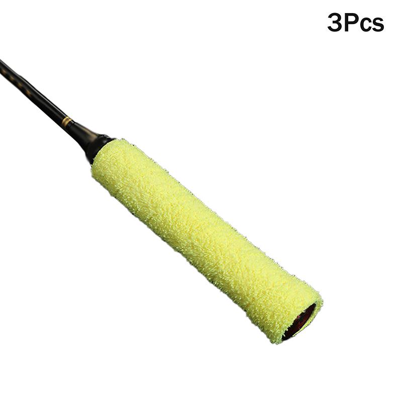 3Pcs Towel Glue Grip Badminton Tennis Racket Overgrips Tape Racket Grip Grip Non-slip Tape Band Sweat Badminton