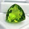 Trillion Cut Natural Green Peridot 14-16 Ct Fabulous Certified Loose Gemstone