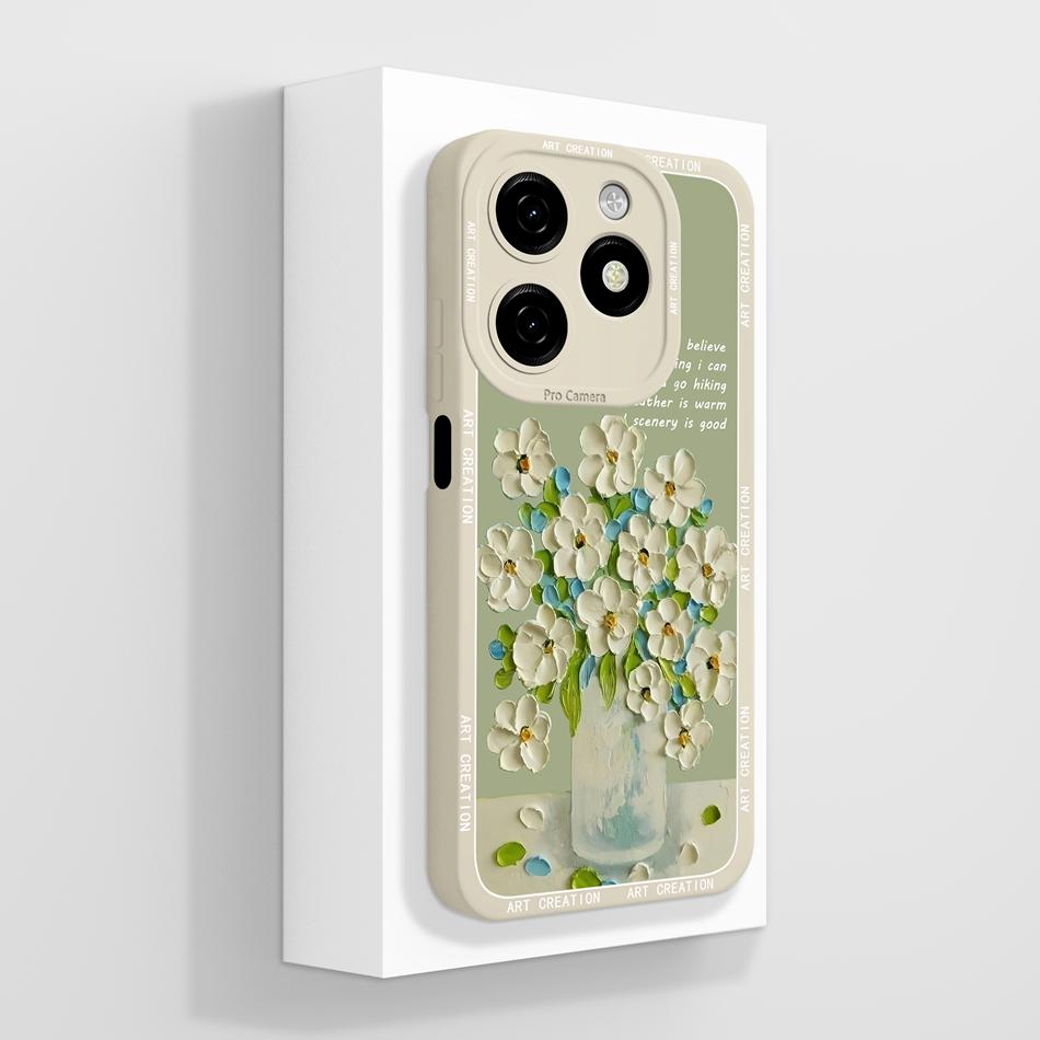 For Infinix Smart 8 Pro Plus Case Cute Panda Back Cover For Infinix Smart8 HD Phone Cases Soft Liquid Silicone Camera Protectors