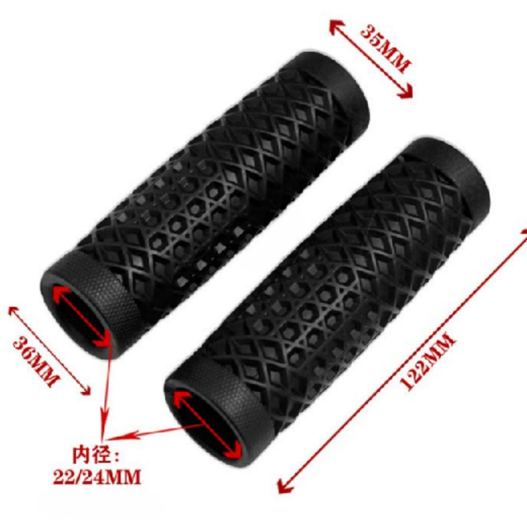 For metric size handlebars 22mm /24mm Length 125mm Non-penetrating End