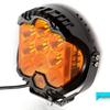 5-inch LED Amber Flashing/Wide-Angle Driving Light for Off-Road Vehicles