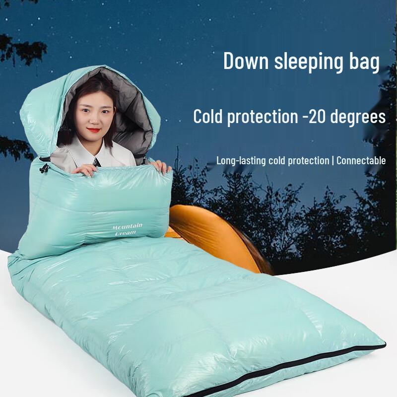 ZISIZ Outdoor Ultralight Goose Down Sleeping Bag