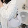Super Popular Wrinkled Dumpling Bag Women's Bag 2025 New Croissant Bag Trendy This Year Popular Shoulder Handbag Crossbody Bag
