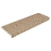Vidaxl Samoprzylepne Nakładki Na Schody, 15 Szt., 65X21X4 Cm, Piaskowe