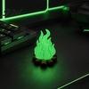 Creative Room Decor Items 3D Printed Glow in The Dark Campfire Ornament, Centerpiece, Firewood Lamp, Artisan Home Accents Bonfire Decoration