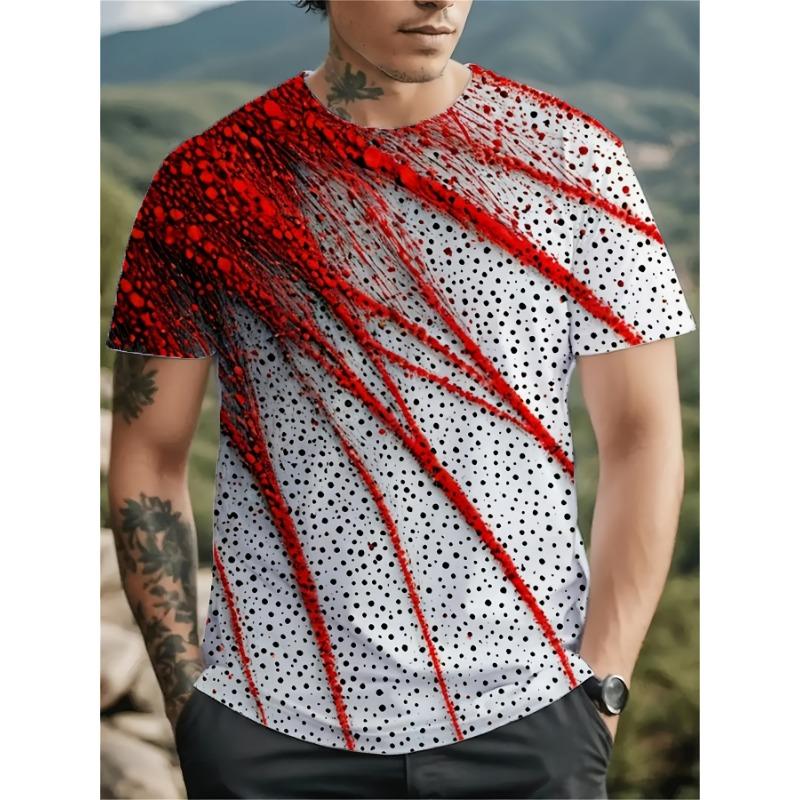 2026 Summer Men s 3D Printed T-Shirt S