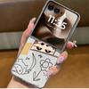 Soft Clear Phone Cover Luxury Funda Case for Motorola Razr 60 Ultra 50 50/60 50Ultra Crayon Shin Chan Character
