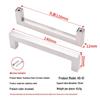 Modern Simple Stainless Steel Kitchen Cabinet & Wardrobe Handle for Doors and Drawers
