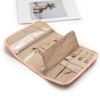 Polyester Jewelry Organizers Travel Pouches Storage Roll Suitable for Earrings Necklaces Bracelets Compact Design