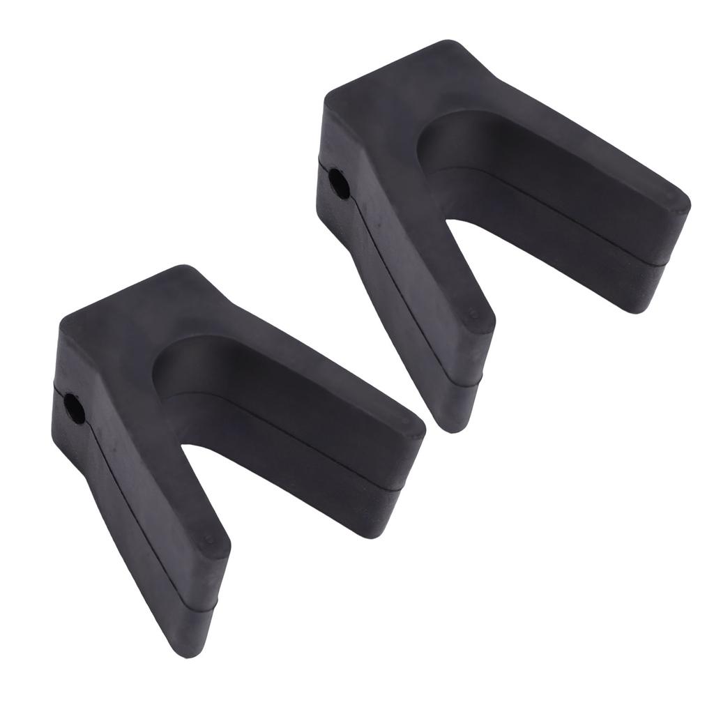 2pcs 2in Boat Trailer Bow Stop Rubber V Span Boat Trailer Bow Stop V Block for Yacht Kayak
