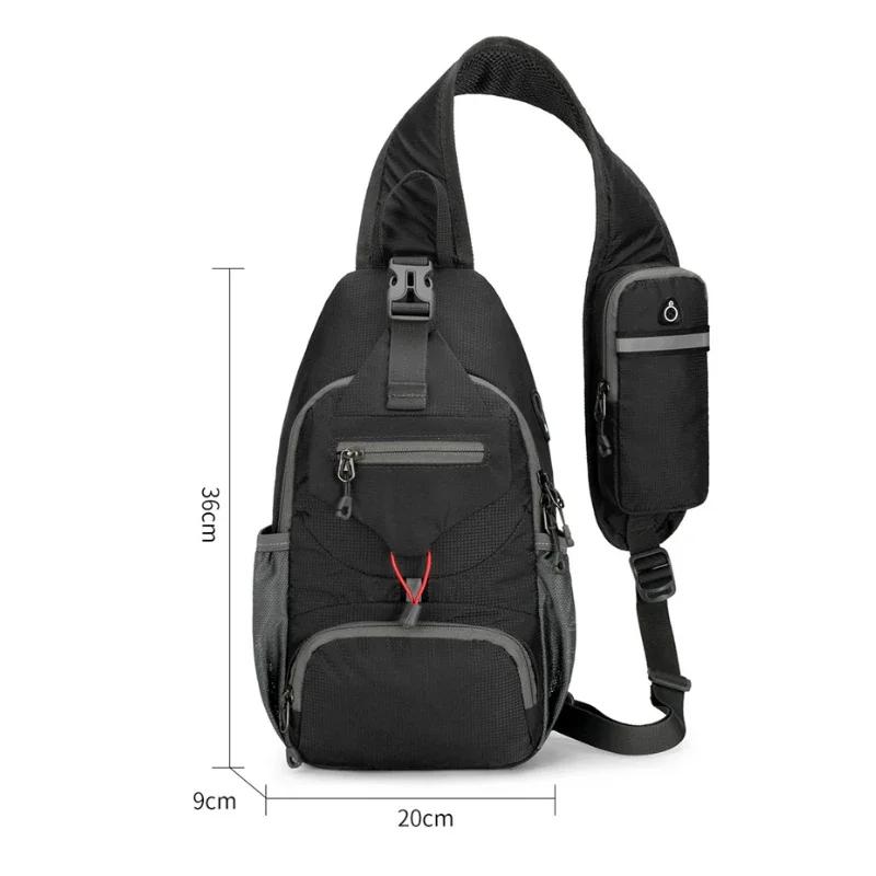 Anti-Theft Waterproof Shoulder Backpack Sling Chest Crossbody Bag Cover Pack Rucksack Bicycle Sport Carry On Weekender Bag