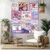 Digital Circus Wall Decor Tapestry Art For Pet Memorial Birthdaywedding Party Backdrop Family Gift