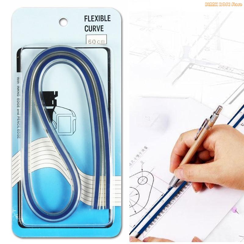 K1AE Woodworking Flexible Ruler Tailor Use Easy to Read Bendable Ruler